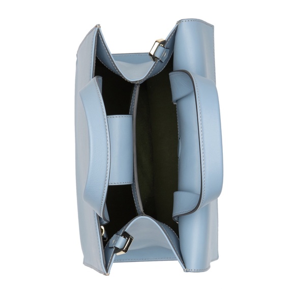 NWOT Emporio Armani Square Leather Satchel - Picture 10 of 11